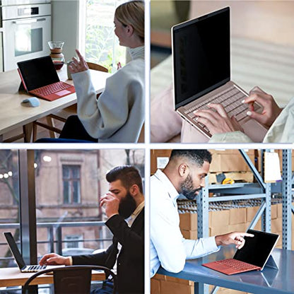 Peslv 13.5 Inch Magnetic Privacy Screen Filter for Microsoft Surface Laptop 1/2/3/4/5/6, Anti-Glare, Matte Finish, Scratch Resistant, Removable