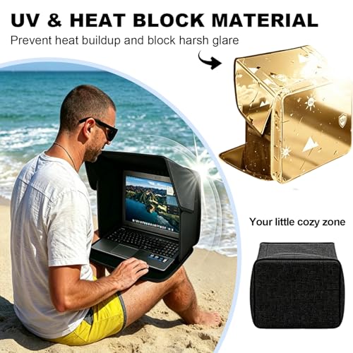 MAMA EVE 16 Inches GL02S Freestanding Sun Shade Hood Laptop
