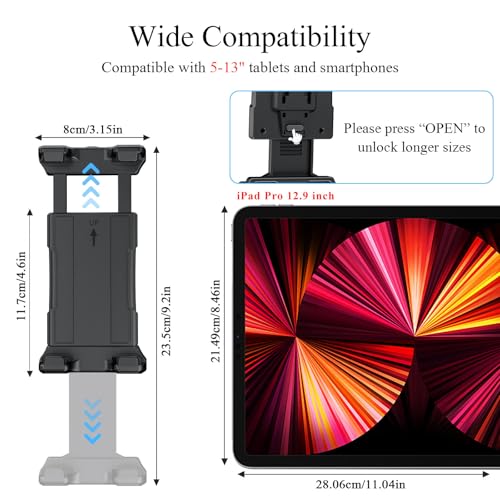 OHLPRO Tablet Wall Mount Holder Q01-TP3 Compatible with 5-13 inch Devices