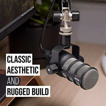 RØDE 9 x 6 x 4 inches PodMic 150 Ohms 1 Channel Cardioid Microphone