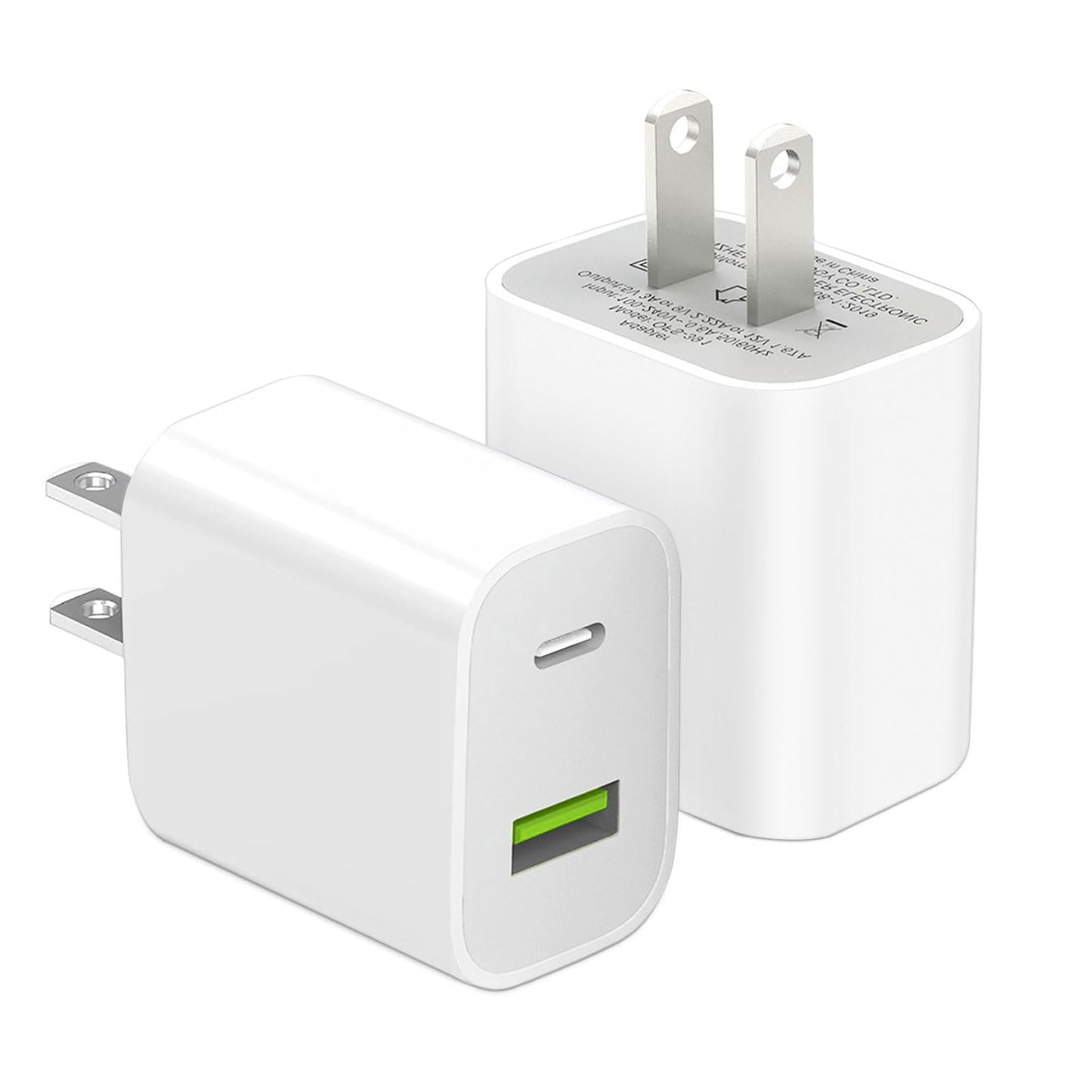 DENGWENQIANG 20W Dual Port USB Type A and USB Type C Wall Charger OFS-391