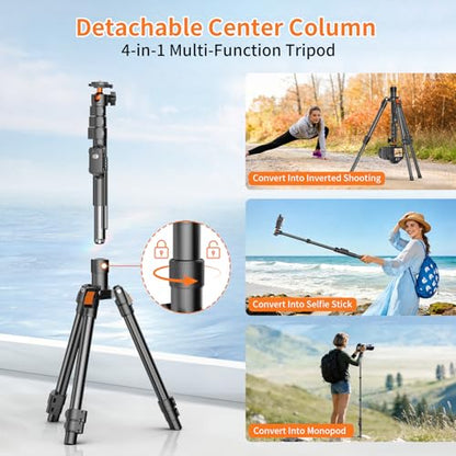 XXZU 75 Inch Tripod Model 5499 for Camera & Smartphone