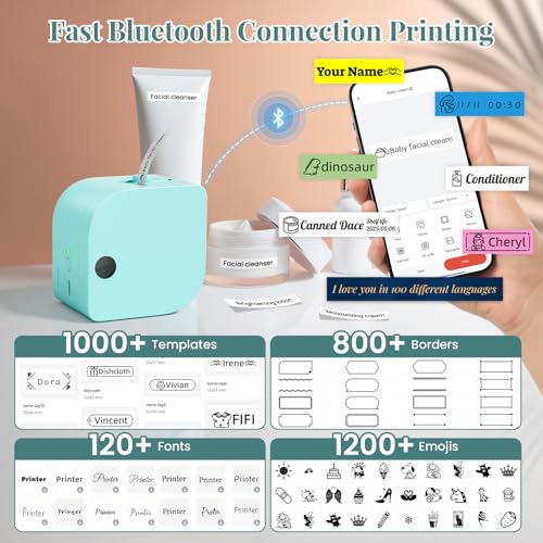 Phomemo A30 Portable Label Maker 300 DPI Monochrome Thermal Printer