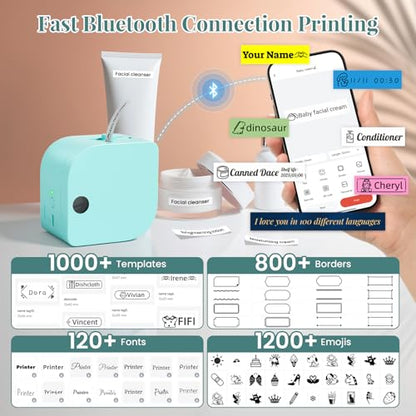 Phomemo A30 Portable Label Maker 300 DPI Monochrome Thermal Printer
