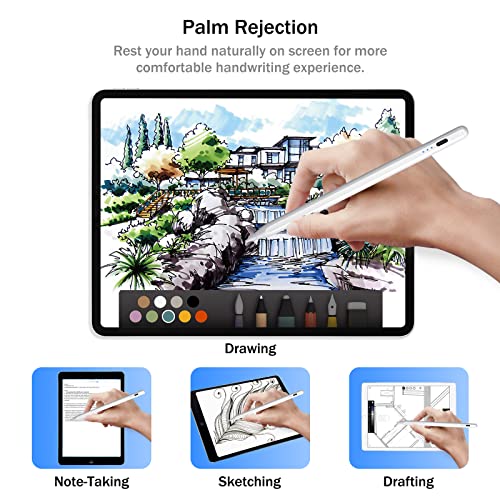 Cisteen Stylus Pen for iPad Compatible with iPad Models 2018 and Later Includes Lithium-Ion Battery