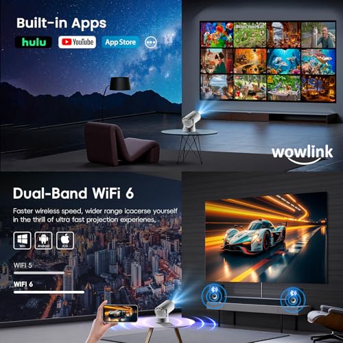 Wowlink Portable Mini Projector W210 720P 200Lumen LCD Projector