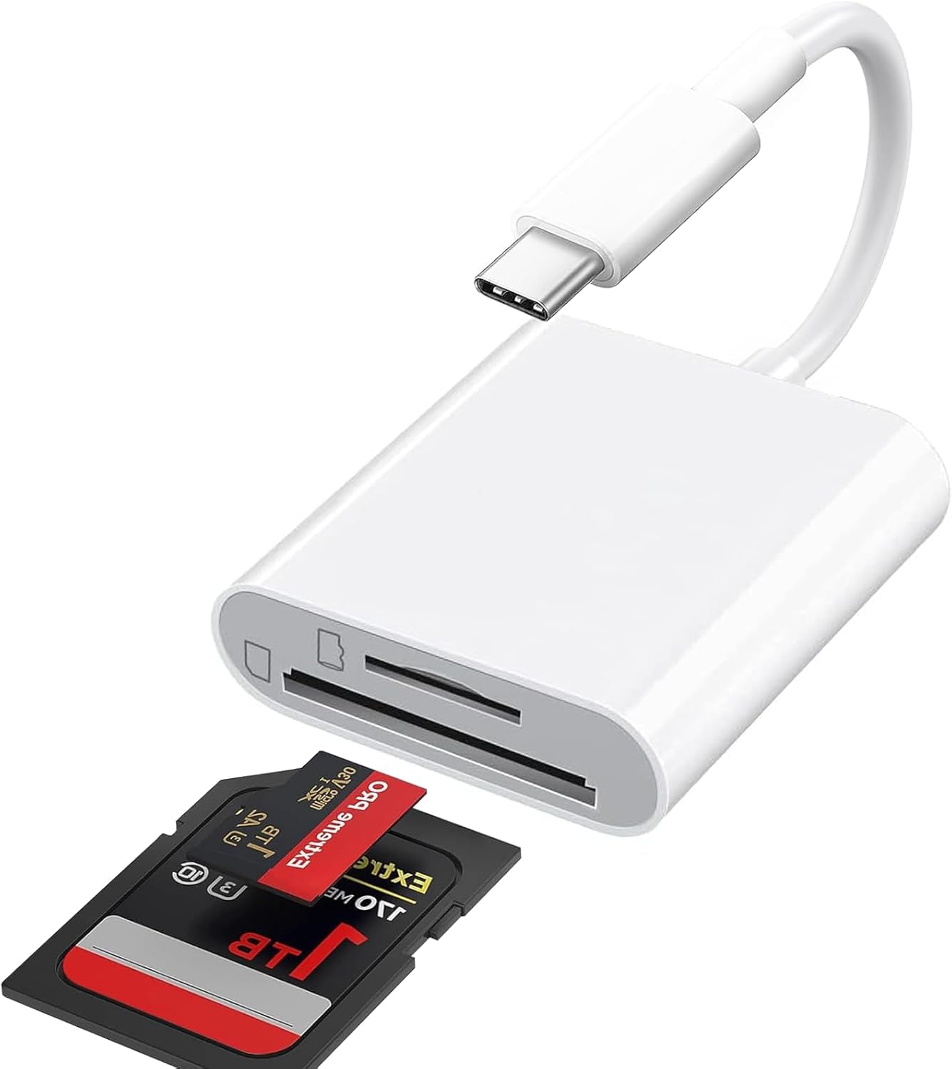 Luonanava 2 Slot MicroSD/SD Card Reader DE-SD-001 USB Type C