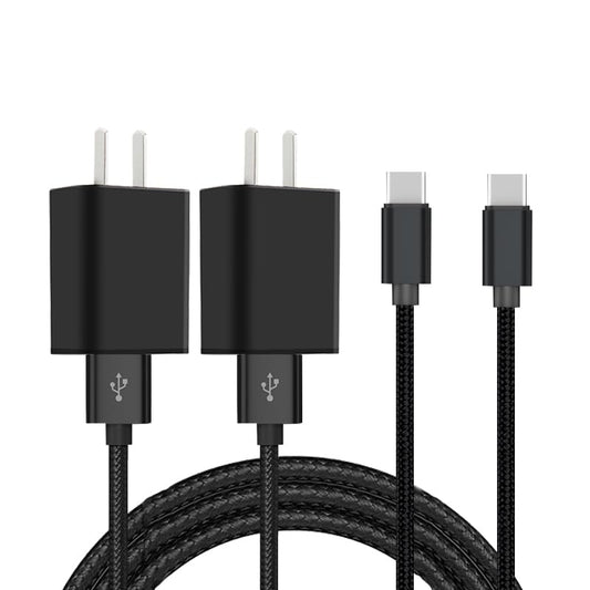 Accessonico 2 Pack 2 Amps GAT-0501000 USB Charger for Kindle Fire & Google Pixel