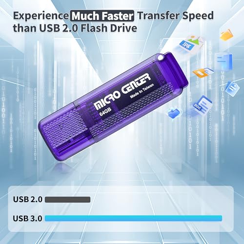 INLAND 64GB USB 3.0 FP Data Storage Flash Drive 5-Pack