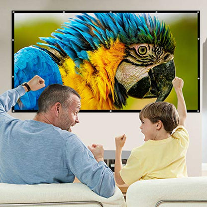 Mdbebbron 120 Inch 1 Manual Matte Wall Mount Projector Screen