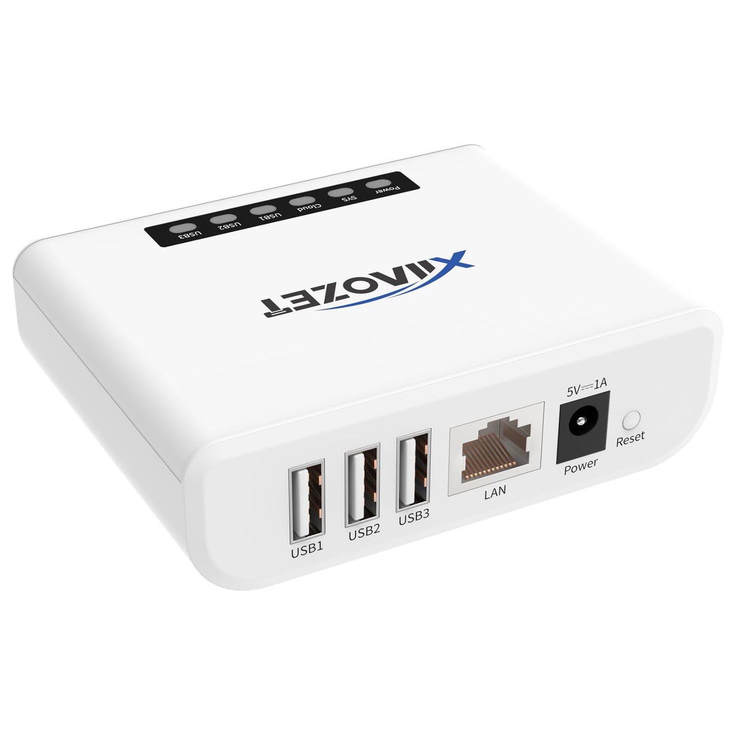xiiaozet USB Port 3 Units Network Print Server 3.94 x 2.76 x 1.18 inches