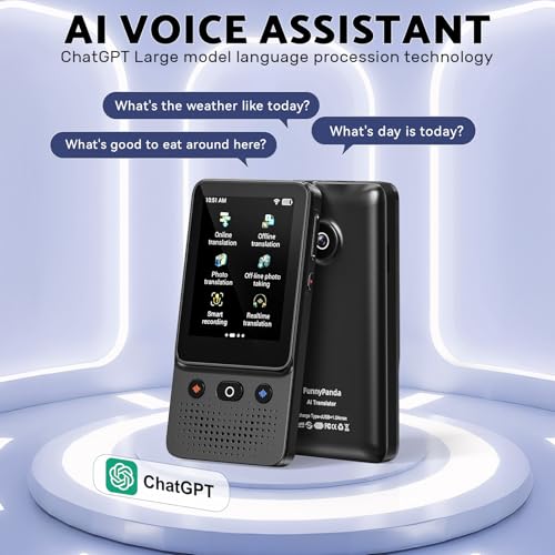 Generic Language Translator Device T21 Portable Two-Way Communication 138 Languages Compact