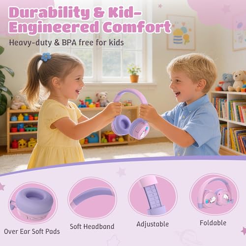 Sparks Plus KWH11 Kids Headphones On-Ear 20Hz-20kHz Dynamic Driver Wireless