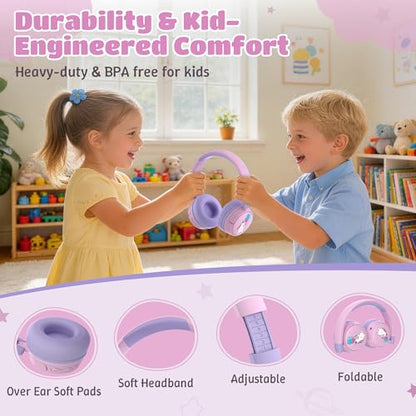Sparks Plus KWH11 Kids Headphones On-Ear 20Hz-20kHz Dynamic Driver Wireless