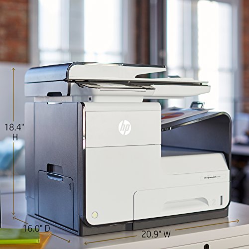HP PageWide 377dw Color Multifunction Printer, Inkjet, 1200 x 600 dpi, Wireless Connection, Automatic Duplex