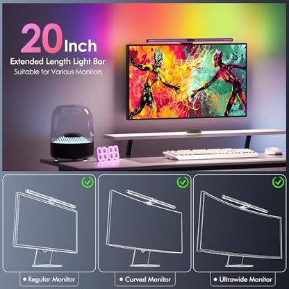 Quntis 20 inch LI-HY-0212-BK LED Monitor Light Bar