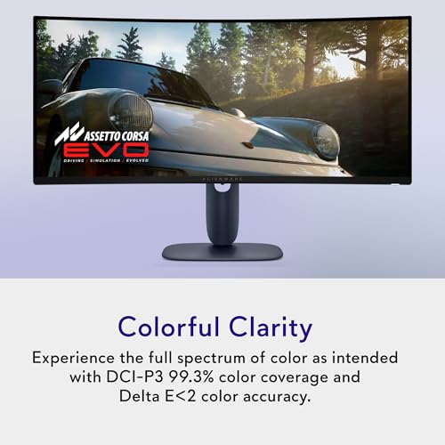 Alienware 34.2 Inch AW3425DW 3440 x 1440 240 Hz OLED Monitor