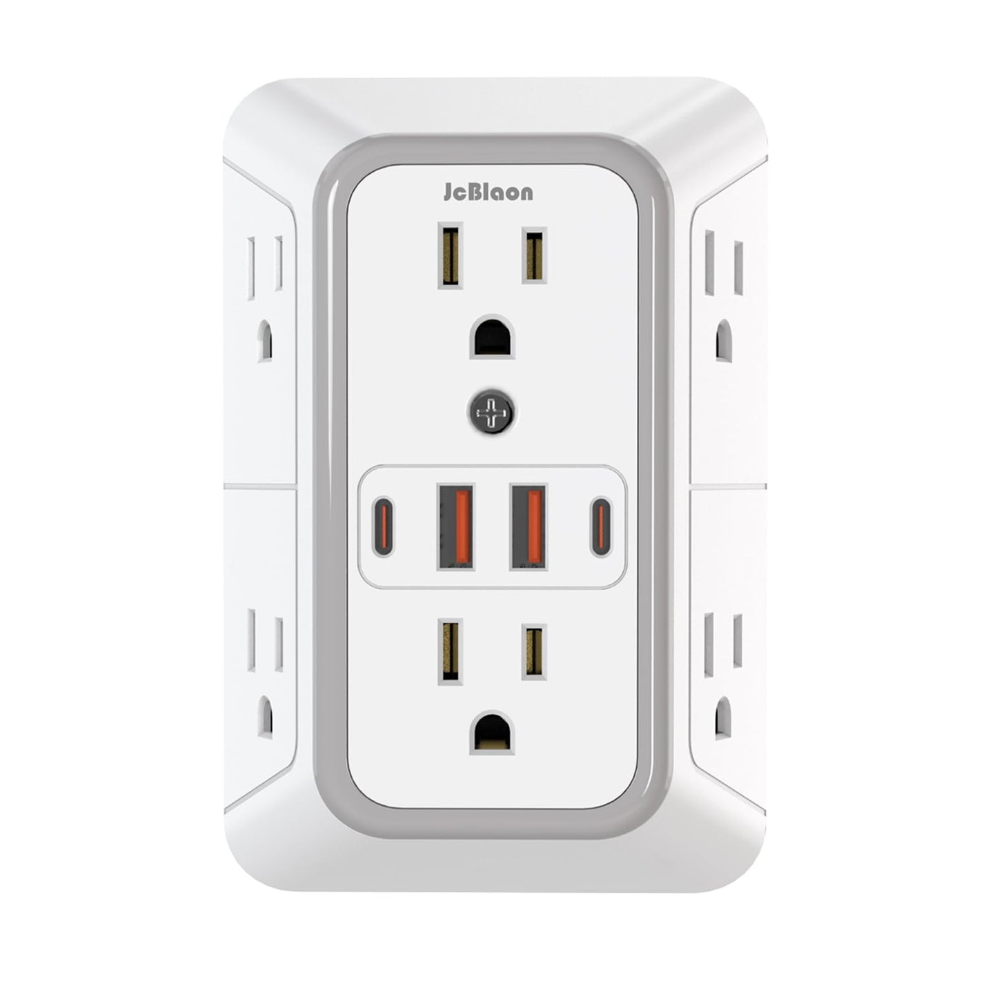 JcBlaon 6 Outlet Extender SE660-CUQ 125 Volts 15 Amps Power Strip
