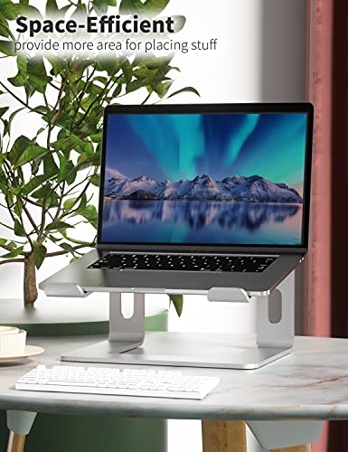 SOUNDANCE LS1 Laptop Stand, Aluminum Ergonomic Computer Riser for 10-15.6 Inch Laptops