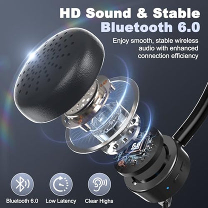 BlueFire 1x Bluetooth Headset AT055 Wireless Active Noise Cancellation for Adults