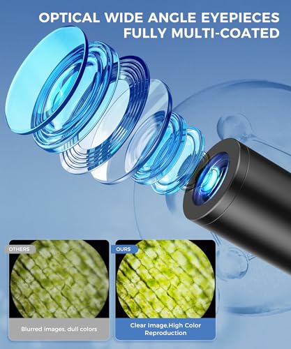 PalliPartners 5.71"L x 3.94"W x 9.84"H SWXWJ-1 2000x 240 Volts LED Compound Microscope