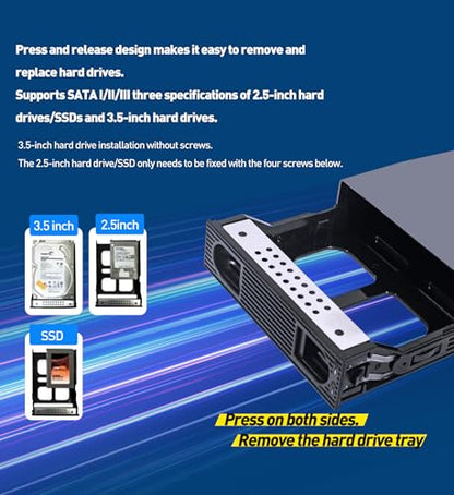 IO CREST 22TB Single Bay USB 3.2 Gen 2 Enclosure SY-ENC50126
