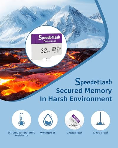 Speederlash 32GB SDTF32CP-2pk Micro SDXC Class 10 Card