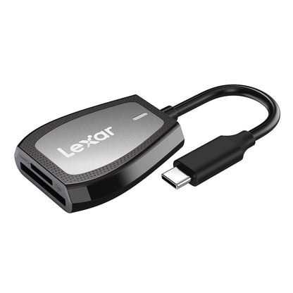 Lexar 2-Slot USB 3.2 Type-C Card Reader for SD & microSD Cards Model LRW470U-RNHNU