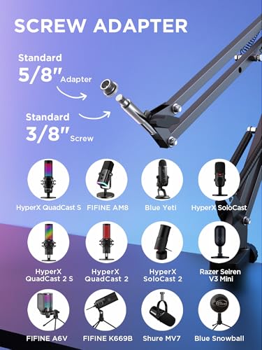 InnoGear 15x1.5x4 inches Microphone Stand Model MU01