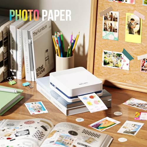 Nelko 5.51"x9.45" PP03 Inkjet Portable Mini Color Photo Printer