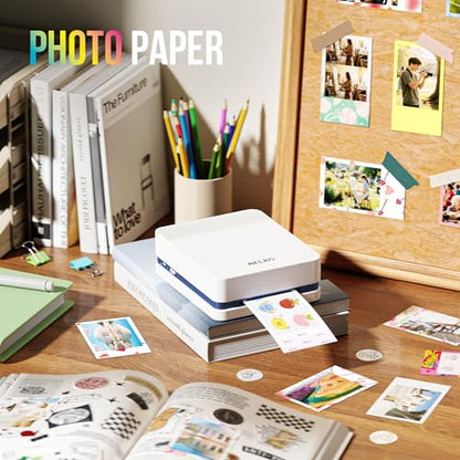 Nelko 5.51"x9.45" PP03 Inkjet Portable Mini Color Photo Printer