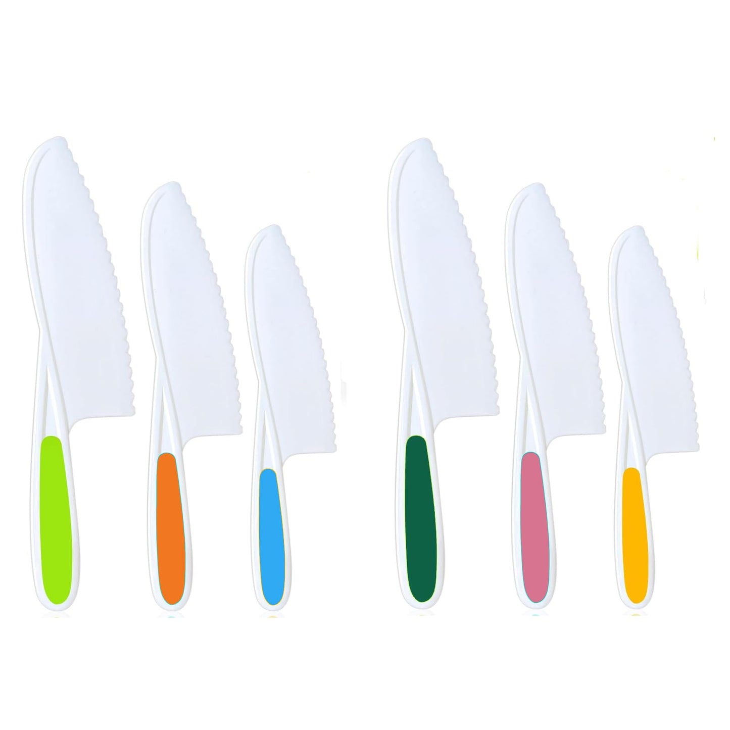 Hartya 6-Piece K-2 Kids' Kitchen Knife Set, Learning Knife Skills