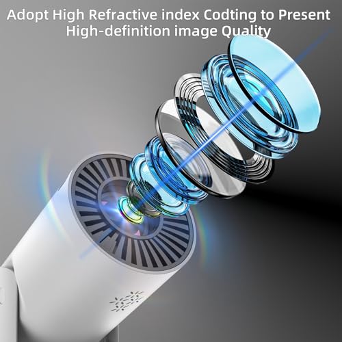 Geylnxng Portable Q5 Mate 1920x1080 Pixels LCD Projector