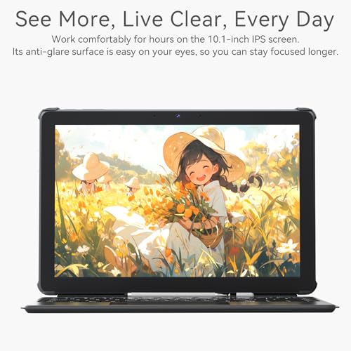 Moxalc 10.1" UL101Y 1280x800 60Hz LCD 2-in-1 Tablet Laptop
