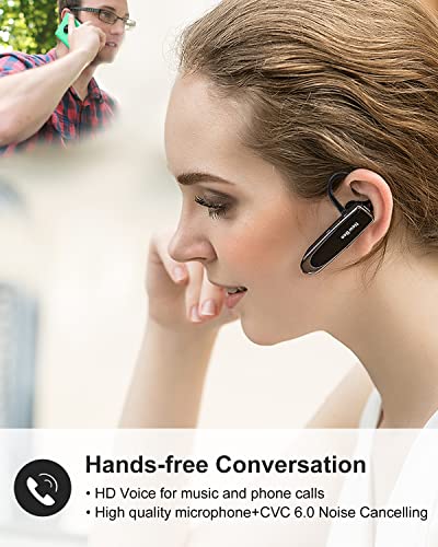 New Bee B41 Bluetooth Earpiece 5.0 Wireless Headset 24 Hours 10 Meters In Ear