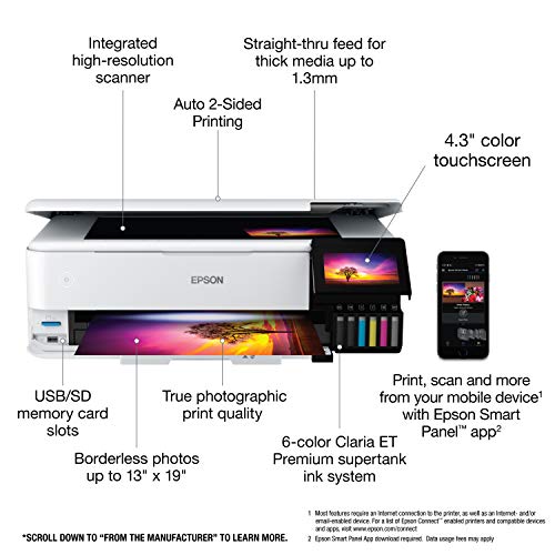 Epson 13 x 19 ET-8550 5760 x 1440 Inkjet Printer