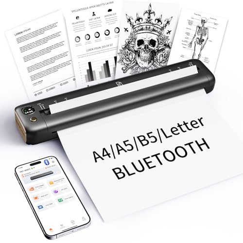 Rongta Portable Thermal Printer F81 Monochrome 600x600dpi Bluetooth USB