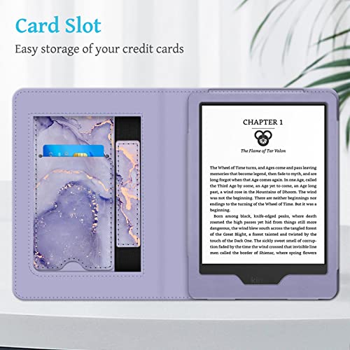 Fintie Stand Case for 6" Amazon Kindle (11th Generation, 2024/2022 Release) PU Leather, Model No. C2V2L3/RS23CV, Adjustable Stand, Auto Sleep/Wake, Card Slots