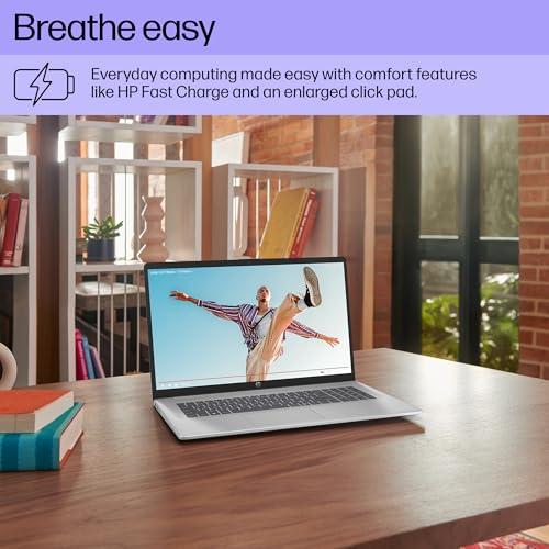 HP 17.3" Laptop, AMD Ryzen 5 7430U, 20GB RAM, 512GB SSD, 1920x1080, Wi-Fi 6, Bluetooth 5.4