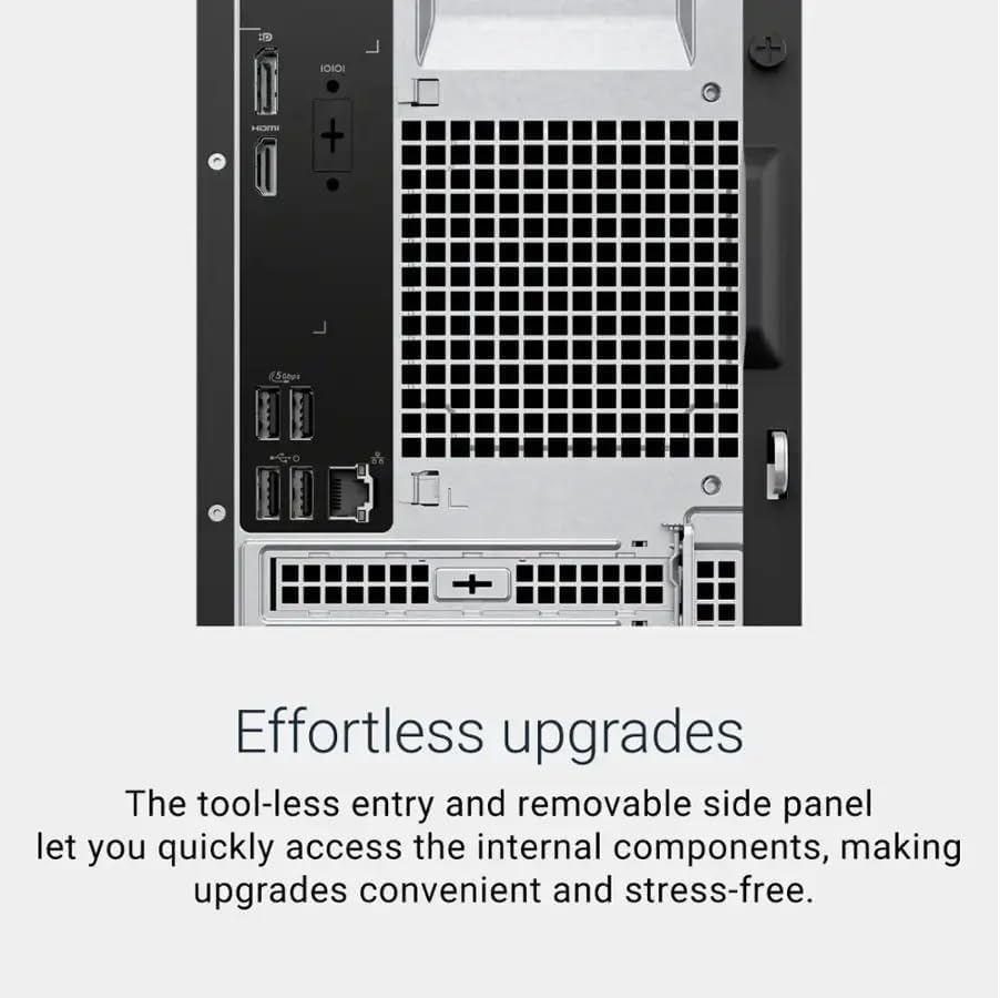 Dell Ect1250 Tower Desktop PC | Intel Core Ultra 5-225 | 32GB DDR5 RAM | 1TB SSD | 3840x2160 Resolution | Professional