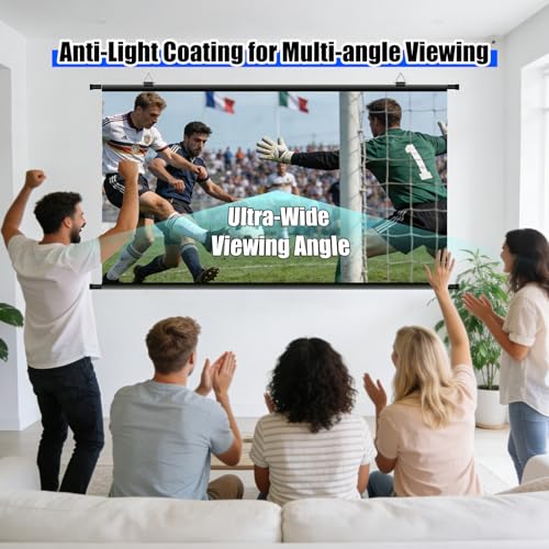 XIAOHUI 120 Inch 120 inch 4K Projection Screen 16:9 HD