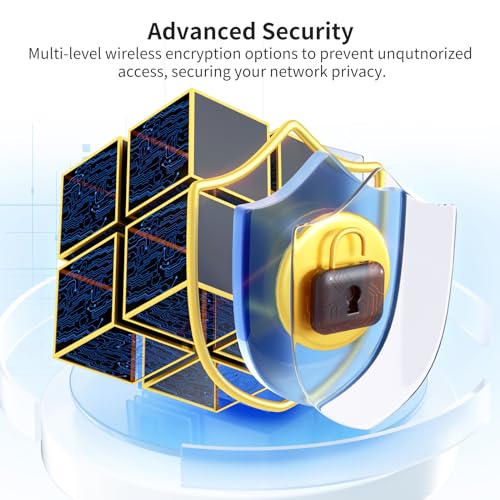 DBIT T1 Pro 300Mbps Wireless Dual-Band Router 10/100 Mbps Ethernet Connectivity Wi-Fi 4
