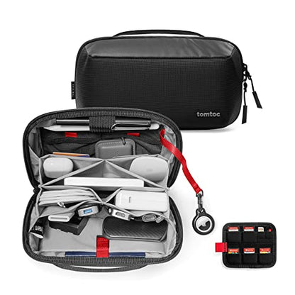 tomtoc M A0113 Travel Accessory- Packing Organizer, 10.24"L x 3.94"W x 5.91"H, Polyester, Black