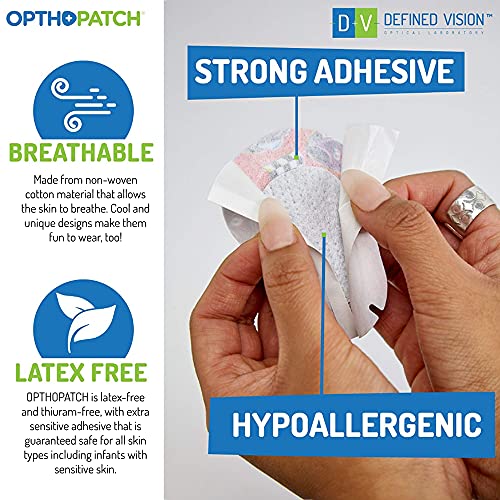 OPTHOPATCH 40 Count 793597750532 Adhesive Eye Patches for Children