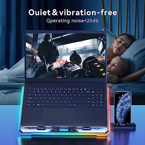 KYOLLY 16.7" x 11" Laptop Cooling Pad with 6 Fans