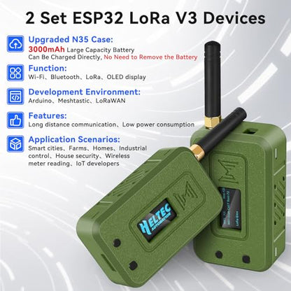 Meshnology 0.24 GHz HTIT-WB32LAF Wi-Fi Bluetooth LoRa FreeRTOS 2-Processor Module
