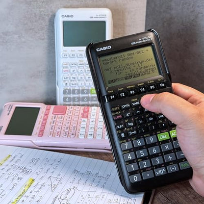 Casio FX-9750GIII 12.8cm LCD Graphing Calculator, Battery Powered, Black