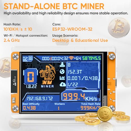 LinToButy 3" Crypto Miner V2 NMMiner FreeRTOS 512KB 1-Core ARM