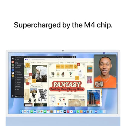 Apple 24" MD2T4LL/A M4 Chip 10-Cores 4.5K Retina Ultra Thin All-in-One Desktop Computer