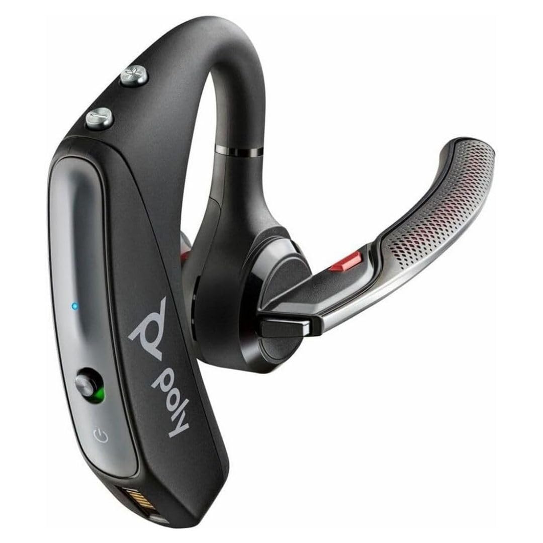 Plantronics 206110-102 Voyager Single Ear Bluetooth Headset - Noise-Canceling - Wireless Connectivity - Suitable for Professional Communication